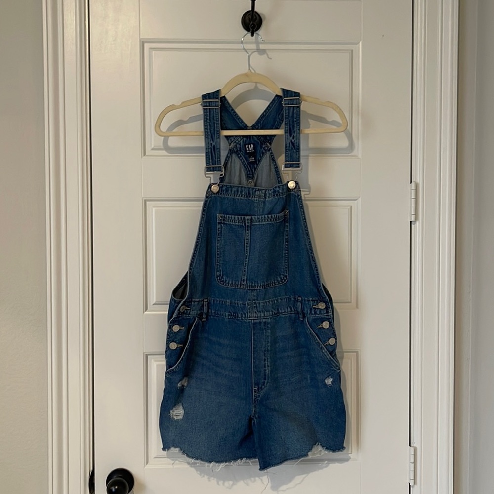 GAP overall shorts